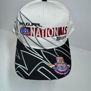 NHRA Nationals Inaugural 2001 Chicago Hat‎ Racing Cap 50 Years Power Y2K